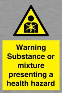 WH7801: Warning Substance or mixture presenting a health hazard
