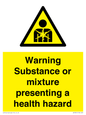 WH7801: Warning Substance or mixture presenting a health hazard