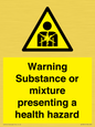 WH7801: Warning Substance or mixture presenting a health hazard