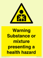 WH7801: Warning Substance or mixture presenting a health hazard