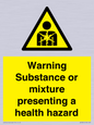 WH7801: Warning Substance or mixture presenting a health hazard