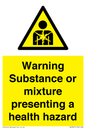 WH7801: Warning Substance or mixture presenting a health hazard