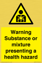 WH7801: Warning Substance or mixture presenting a health hazard