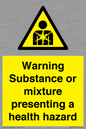 WH7801: Warning Substance or mixture presenting a health hazard