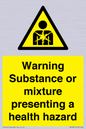 WH7801: Warning Substance or mixture presenting a health hazard