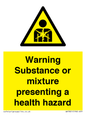 WH7801: Warning Substance or mixture presenting a health hazard