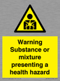 WH7801: Warning Substance or mixture presenting a health hazard