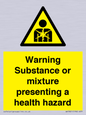 WH7801: Warning Substance or mixture presenting a health hazard