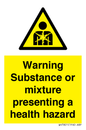 WH7801: Warning Substance or mixture presenting a health hazard