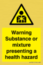 WH7801: Warning Substance or mixture presenting a health hazard