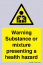 WH7801: Warning Substance or mixture presenting a health hazard
