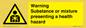 WH7801: Warning Substance or mixture presenting a health hazard