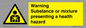 WH7801: Warning Substance or mixture presenting a health hazard