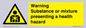 WH7801: Warning Substance or mixture presenting a health hazard