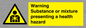 WH7801: Warning Substance or mixture presenting a health hazard