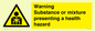 WH7801: Warning Substance or mixture presenting a health hazard