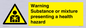 WH7801: Warning Substance or mixture presenting a health hazard