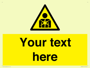 WH7820: Custom Warning substance or mixture presenting a health hazard