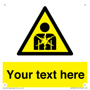 WH7820: Custom Warning substance or mixture presenting a health hazard