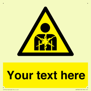 WH7820: Custom Warning substance or mixture presenting a health hazard