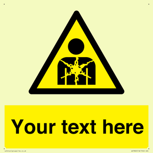 WH7820: Custom Warning substance or mixture presenting a health hazard