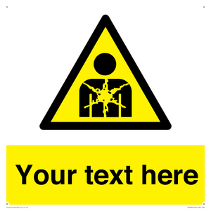 WH7820: Custom Warning substance or mixture presenting a health hazard