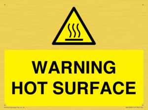 WK10268: WARNING HOT SURFACE