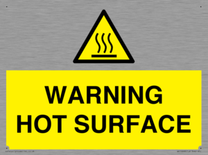 WK10268: WARNING HOT SURFACE