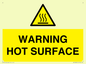 WK10268: WARNING HOT SURFACE