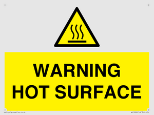 WK10268: WARNING HOT SURFACE