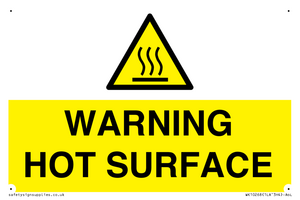 WK10268: WARNING HOT SURFACE