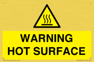 WK10268: WARNING HOT SURFACE