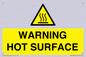 WK10268: WARNING HOT SURFACE