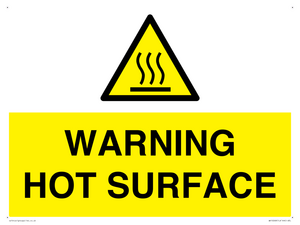 WK10268: WARNING HOT SURFACE