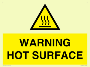 WK10268: WARNING HOT SURFACE