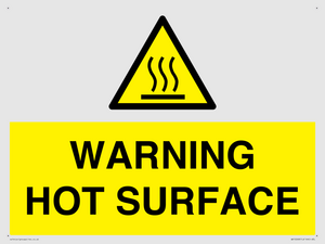 WK10268: WARNING HOT SURFACE