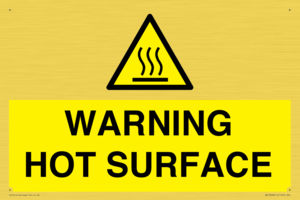 WK10268: WARNING HOT SURFACE