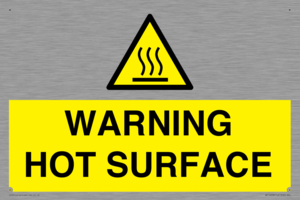 WK10268: WARNING HOT SURFACE