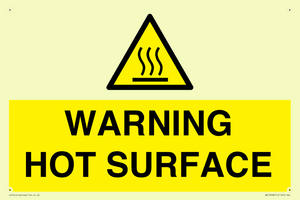 WK10268: WARNING HOT SURFACE