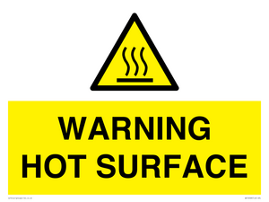 WK10268: WARNING HOT SURFACE