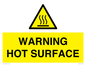 WK10268: WARNING HOT SURFACE