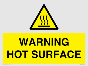 WK10268: WARNING HOT SURFACE