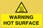 WK10268: WARNING HOT SURFACE