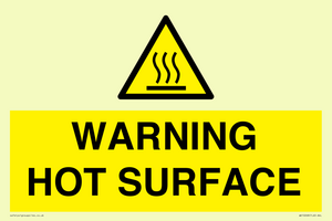 WK10268: WARNING HOT SURFACE