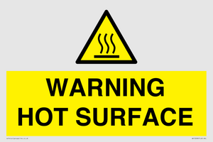 WK10268: WARNING HOT SURFACE