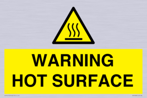 WK10268: WARNING HOT SURFACE