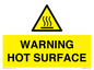 WK10268: WARNING HOT SURFACE