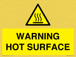 WK10268: WARNING HOT SURFACE