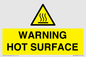 WK10268: WARNING HOT SURFACE