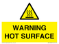 WK10268: WARNING HOT SURFACE